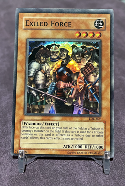 Yu-Gi-Oh! SUPER RARE HOLO CARD EXILED FORCE LOD-023 VINTAGE PRINT LP - Image 1