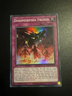 Dinomorphia Frenzy - Super Rare 1st Edition MP23-EN107 - NM - YuGiOh - Image 1