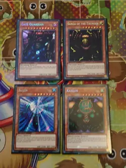 Gate Guardian SGX2-END01/Sanga 07/Kajin 08/Suijin 09 Secrets Speed Mint Yugioh - Image 1
