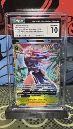 2025 One Piece Op13-108 Carrying On His Will Jewelry Bonney Alt Art CGC 10 #108 - Image 1