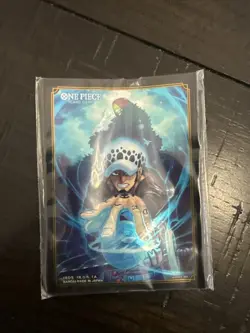 One Piece TCG Devil Fruit Volume 3 Don Sleeves Blue Law - Image 1