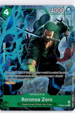 Roronoa Zoro PRB02-006R Alt Art Holo - One Piece PRB-02 The Best Vol. 2 -English - Image 1