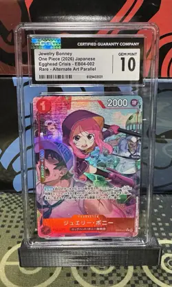 One Piece Jewelry Bonney Egghead Crisis Eb04-002 Alt Art CGC 10 Japanese - Image 1