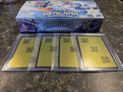 2026 Four Disney Lorcana Discard Error QR Code Card FOIL LOT of 4!!! Winterspell - Image 3