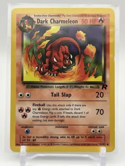Pokemon Dark Charmeleon Team Rocket 32/82 50 HP Uncommon Regular Card - Image 1