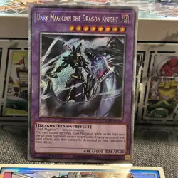 Dark Magician the Dragon Knight Platinum Secret Rare Card NM Near RA03-EN268 - Image 1