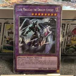 Dark Magician the Dragon Knight Platinum Secret Rare Card NM Near RA03-EN268 - Image 3