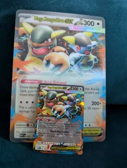 Mega Kangaskhan Ex Promo REGULAR And JUMBO cards NM Pokemon Cards - Image 1