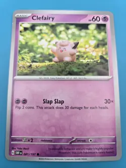 Clefairy 081/197 - Obsidian Flames - Common - Pokemon Card TCG - LP - Image 1