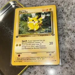 1st Edition Pikachu 60/64 MINT 📲 ⚠ | Vintage WOTC Grail Card | Pokemon TCG NM - Image 2