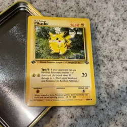 1st Edition Pikachu 60/64 MINT 📲 ⚠ | Vintage WOTC Grail Card | Pokemon TCG NM - Image 3