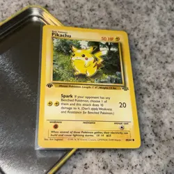 1st Edition Pikachu 60/64 MINT 📲 ⚠ | Vintage WOTC Grail Card | Pokemon TCG NM - Image 4