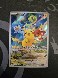 Pikachu 027 Sv: Scarlet & Violet Promo Cards Holo NM - Image 1
