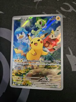 Pikachu 027 Sv: Scarlet & Violet Promo Cards Holo NM - Image 3
