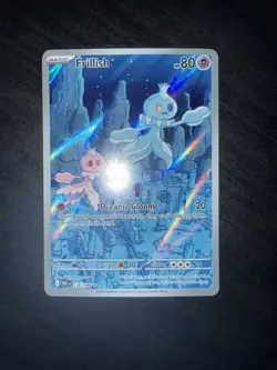 Frillish 126/086 Illustration Rare 2025 White Flare Holo Pokemon Card - Image 1