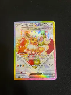 Pokemon Eevee EX 174 Prismatic Evolutions Promo Card NM - Image 1
