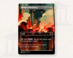 Mishra's Workshop Playtest Proxy Card with Custom Designed Art - Image 2