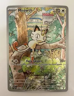 Pokemon Meowth 106/094 PFL Holo Basic Cat 70 HP Card 2025 - Image 1