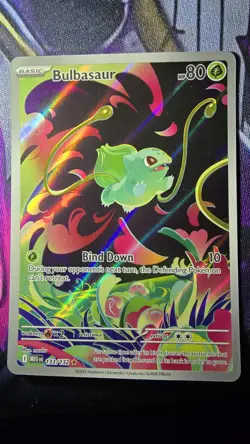 Pokemon TCG Bulbasaur Card 133/132 IR Mega Evolutions Near Mint Condition - Image 1