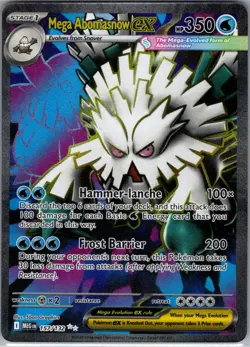 Mega Abomasnow ex 157/132 ME01: Mega Evolution - Pokemon Card - NM - Image 1