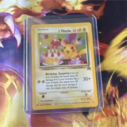 Birthday Pikachu 24/53 Wotc Promo Holo 50 HP Rare Pokemon TCG Card - Image 1