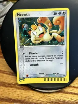 Pokemon TCG Meowth Black Star Promos Holo Card 13 - Image 1