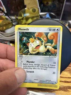 Pokemon TCG Meowth Black Star Promos Holo Card 13 - Image 4