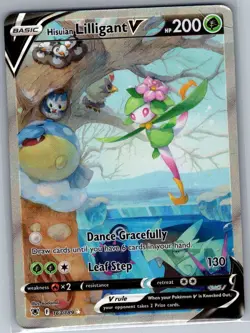 Hisuian Lilligant V (Alternate Art) 163/189 Astral Radiance - Pokemon Card - NM - Image 1