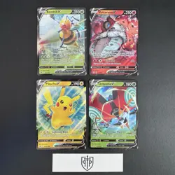 Pokemon TCG - V Card 4-Card Lot - Ultra Rare Holo - NM - Image 1