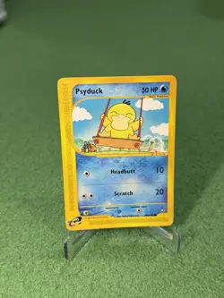 Pokemon TCG Aquapolis Psyduck Card 104/147 2002 Regular Near Mint Non- Holo - Image 1