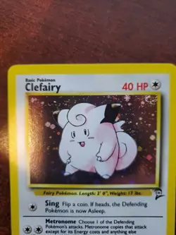 Clefairy Base Set 2 Holo Pokemon Card WOTC - Image 4