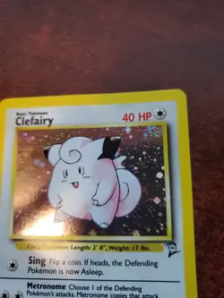 Clefairy Base Set 2 Holo Pokemon Card WOTC - Image 5