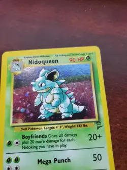 Nidoqueen Base Set 2 Holo Pokemon Card WOTC - Image 5