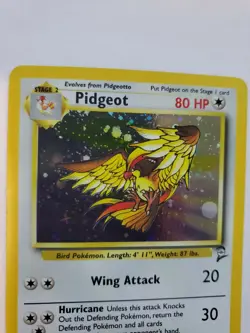 Pidgeot Base Set 2 Holo Pokemon Card WOTC NM - Image 3
