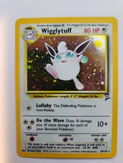 Wigglytuff Base Set 2 Holo Pokemon Card WOTC NM - Image 1
