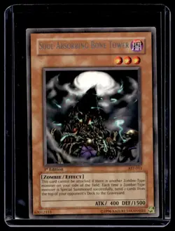 1996 Yu-Gi-Oh! 1st Edition Soul - Absorbing Bone Tower #AST-011 - Image 1