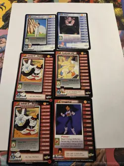 Dragon Ball Z TCG 2001 Score Character / Personality Card Lot Goku Vegeta - Image 2