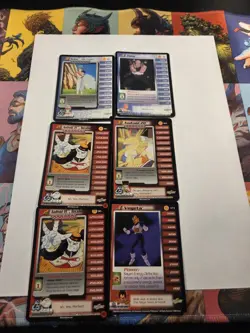 Dragon Ball Z TCG 2001 Score Character / Personality Card Lot Goku Vegeta - Image 3