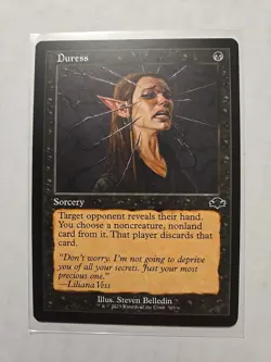 Duress (Retro) - Dominaria Remastered - LP - Common - Sorcery - MTG - Image 1