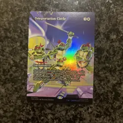 Teleportation Circle #0002 PZA FOIL MTG TMNT Mythic Rare Borderless 2026 - Image 1