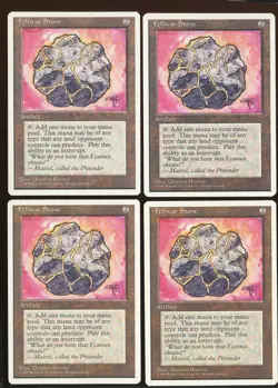 4x Fellwar Stone Uncommon Ex 4th Edition Playset Magic the Gathering MTG - Image 1