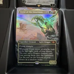 Ureni of the Unwritten (Borderless) Commander: Tarkir: Dragonstorm Foil - Image 1