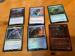 6x mtg mix lot rare mythic foils #35 - Image 1