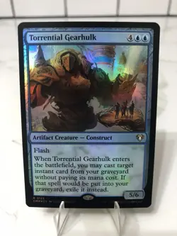 Torrential Gearhulk Commander Masters ✨ FOIL MTG 🔥 Pack Fresh! - Image 1