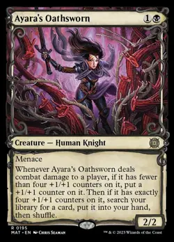 [1x] Ayara's Oathsworn - Halo Foil Near Mint, English The Aftermath Extras MTG M - Image 1