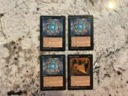 Mtg Hymn To Tourach x4 - Magic the Gathering Hymn To Tourach Played-Hp - Image 1