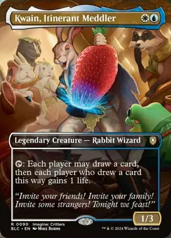 1 x Kwain, Itinerant Meddler - Borderless - Commander: Bloomburrow - Light Play - Image 1