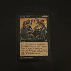 Magic The Gathering Tempest Living Death #142 Lightly played - Image 1