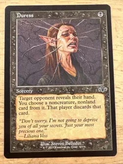 Duress - Retro Frame x1 - Dominaria Remastered - NM-Mint, English - Dominaria Re - Image 1