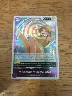 OP04-066 Miss.Valentine(Mikita) - Rare - Kingdoms of Intrigue One Piece CCG - Image 1